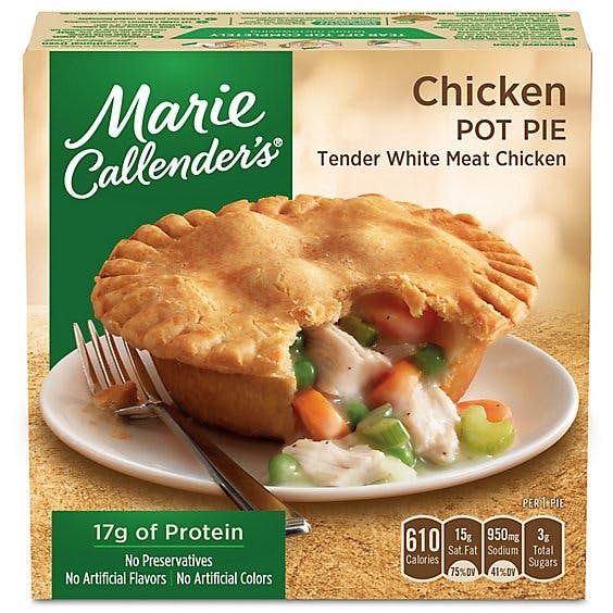 Is it Vegan? Marie Callender's Chicken Pot Pie Dinner