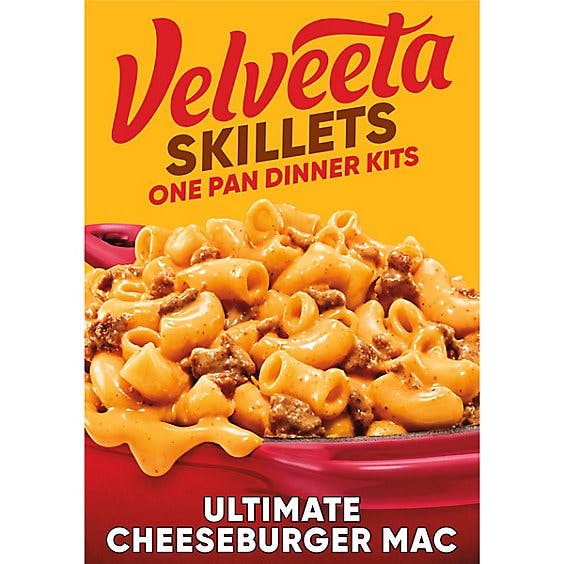 Velveeta Ultimate Cheeseburger Macaroni And Cheese Dinner Kit
