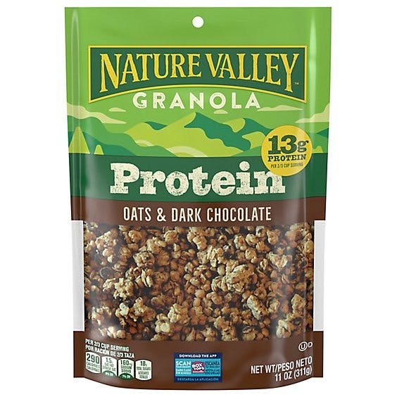 Is it Milk Free? Nature Valley Protein Granola Crunchy Oats N Dark Chocolate