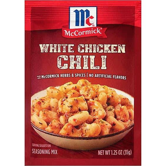Is it Gluten Free? Mccormick Chili Seasoning Mix - White Chicken Chili