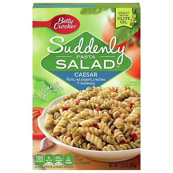Is it Vegan? Suddenly Salad Pasta Salad Caesar Box