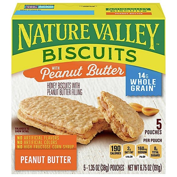 Is it Tree Nut Free? Nature Valley Biscuits Honey With Peanut Butter Filling