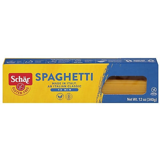 Is it Tree Nut Free? Schar Bonta D Italia Pasta Gluten-free Spaghetti Box