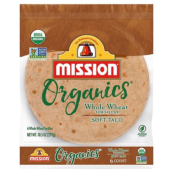 Is it Dairy Free? Mission Organic Tortillas Whole Wheat Soft Taco Bag