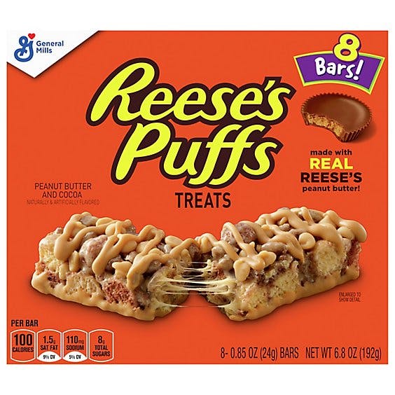 Is it Wheat Free? Reeses Puffs Treats Bars Peanut Butter And Cocoa