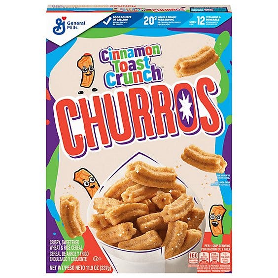 Is it Lactose Free? Toast Crunch Cereal Cinnamon Churros