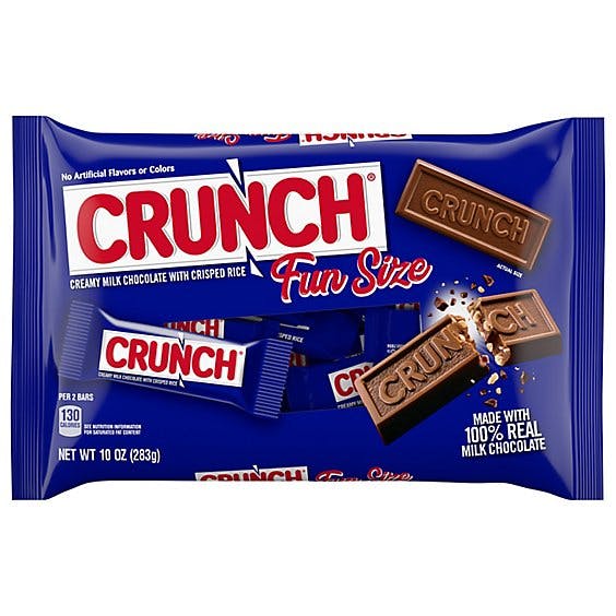 Is it Dairy Free? Crunch Milk Chocolate Creamy With Crisped Rice Fun Size