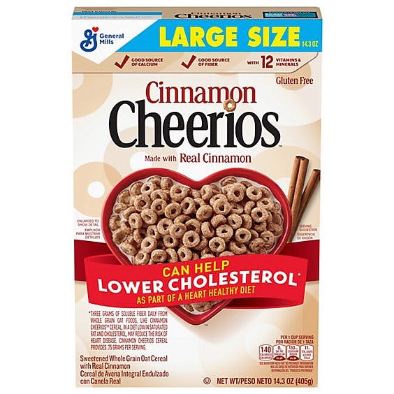 Cheerios Cereal Cinnamon