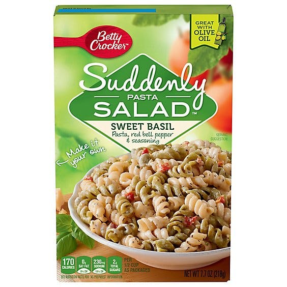 Is it Dairy Free? Suddenly Salad Basil Pasta Salad