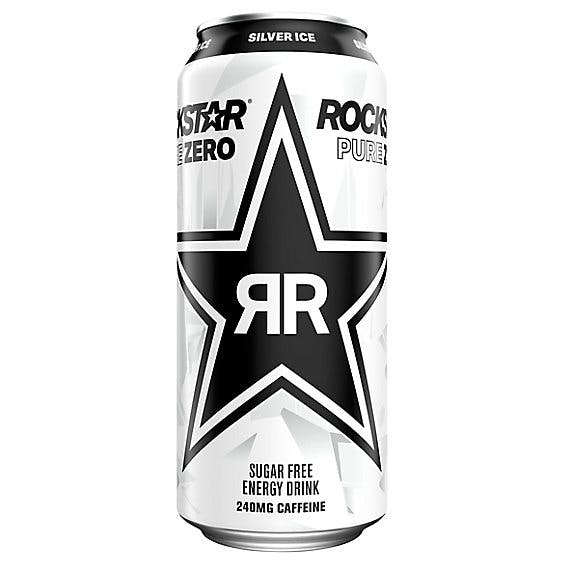 Is it Vegan? Rockstar Pure Zero Sugar Silver Ice Energy Drink
