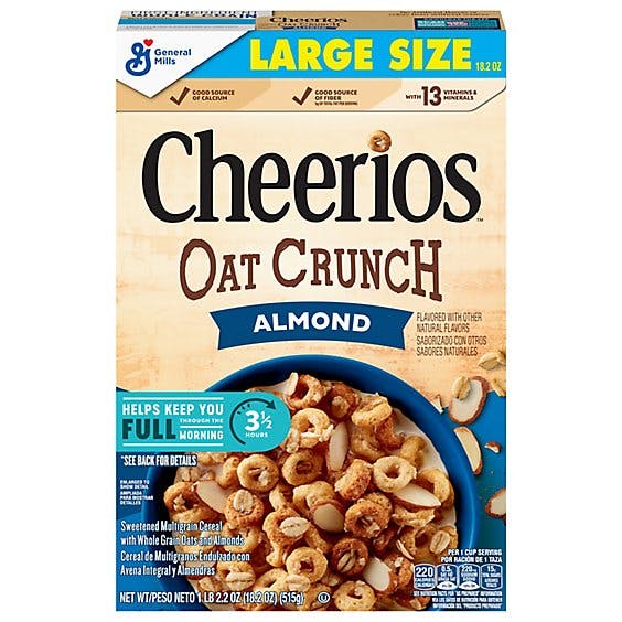 Is it Wheat Free? General Mills Cheerios Oat Crunch Almond