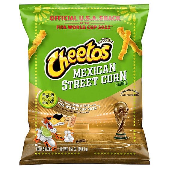 Is it Soy Free? Cheetos Cheese Flavored Snacks Mexican Street Corn