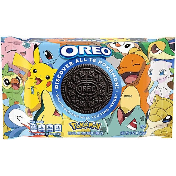 Is it Vegan? Oreo Pokemon Themed Limited Edition Chocolate Sandwich Cookies