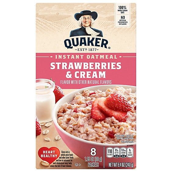 Is it Fish Free? Quaker Instant Oatmeal Fruit & Cream, Strawberries & Cream Flavor