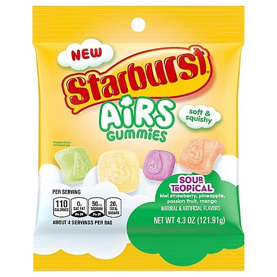 Is it Peanut Free? Starburst Airs Sour Tropical Gummy