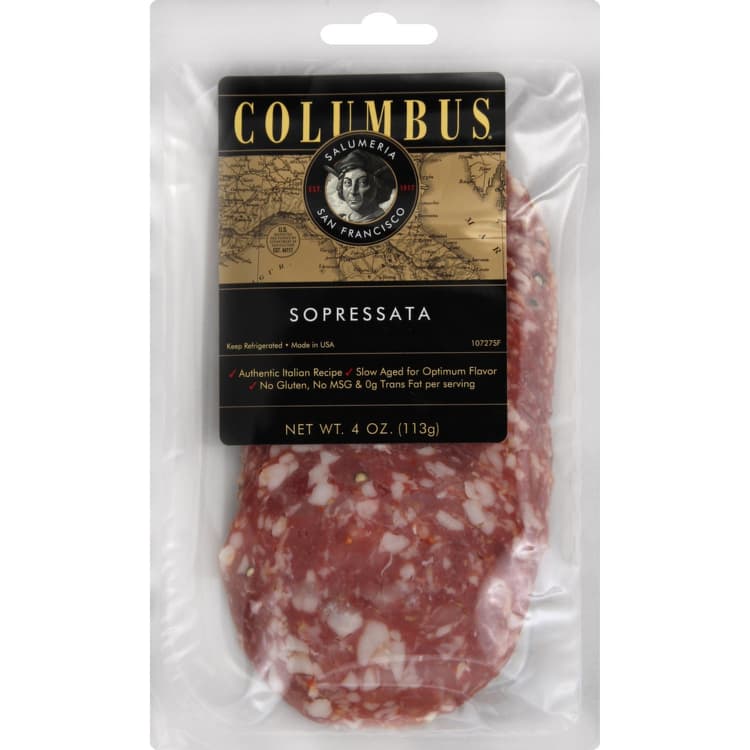 Columbus Sliced Grande Soppresata Salame
