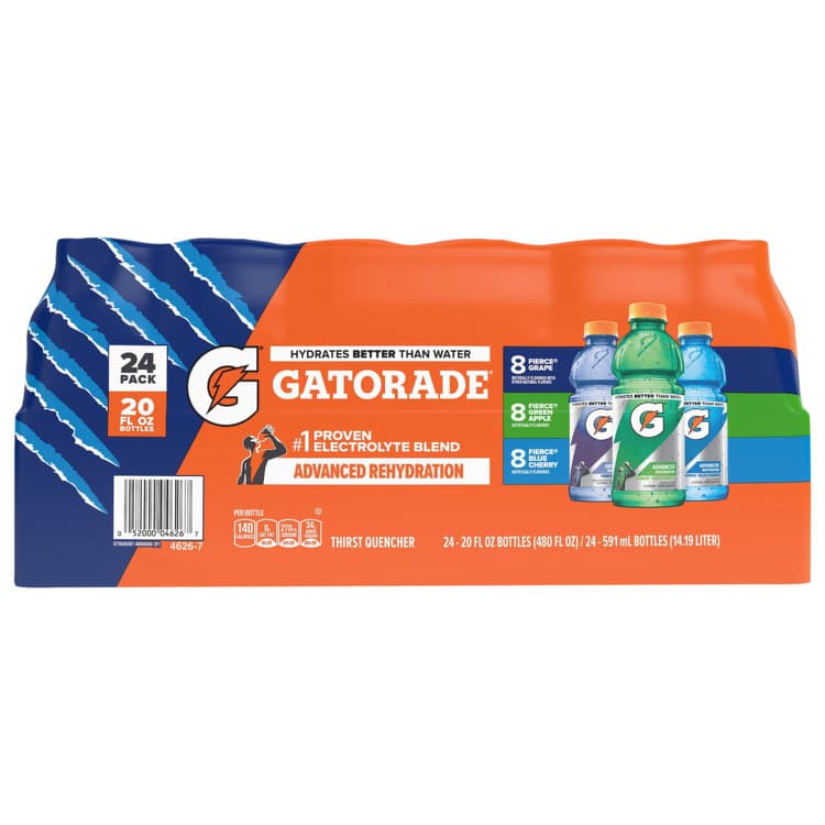 Gatorade, Fierce - Thirst Quencher, Green Apple, Grape, Blue Cherry