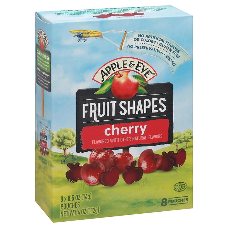 Apple & Eve Cherry Fruit Shapes