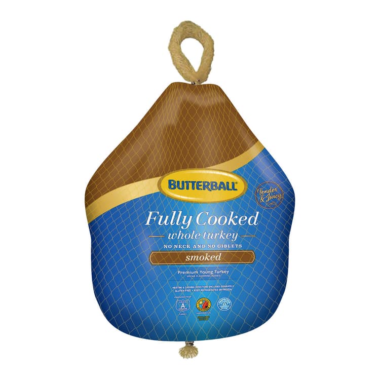Butterball & Fully Cooked Whole Smoked Turkey