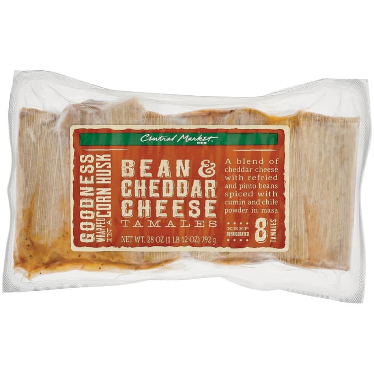 Central Market Bean & Cheddar Cheese Tamales
