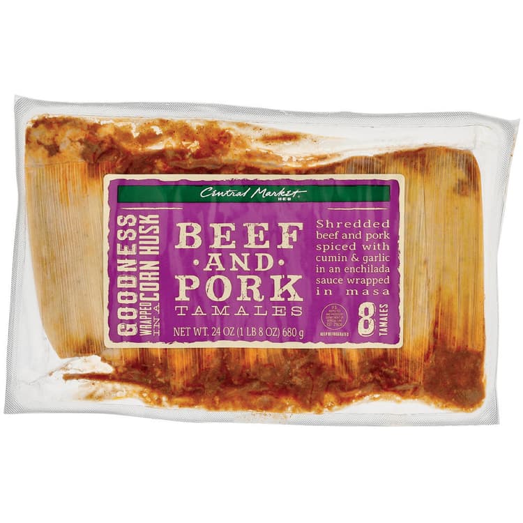 Central Market Beef And Pork Tamales