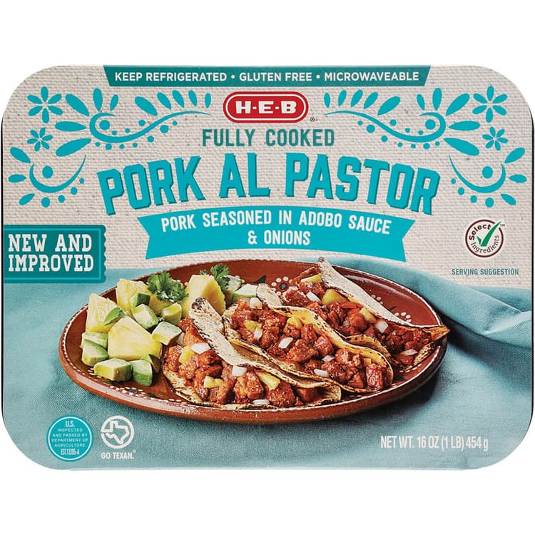 H-E-B Fully Cooked Pork Al Pastor