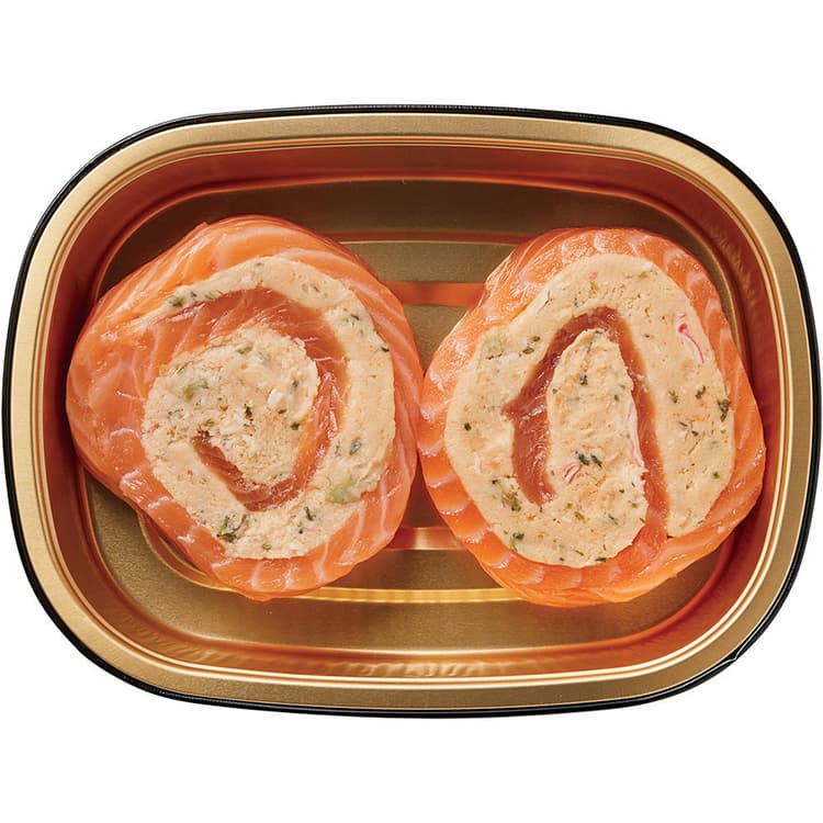 H-E-B Meal Simple Atlantic Salmon Pinwheels With Lobster Stuffing
