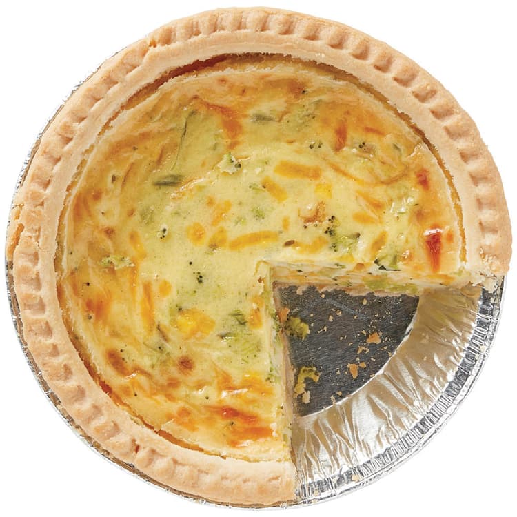 H-E-B Meal Simple Broccoli And Cheddar Quiche