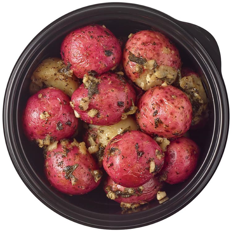 H-E-B Meal Simple Garlic & Herb Potatoes - Large (Hot & Ready To Eat