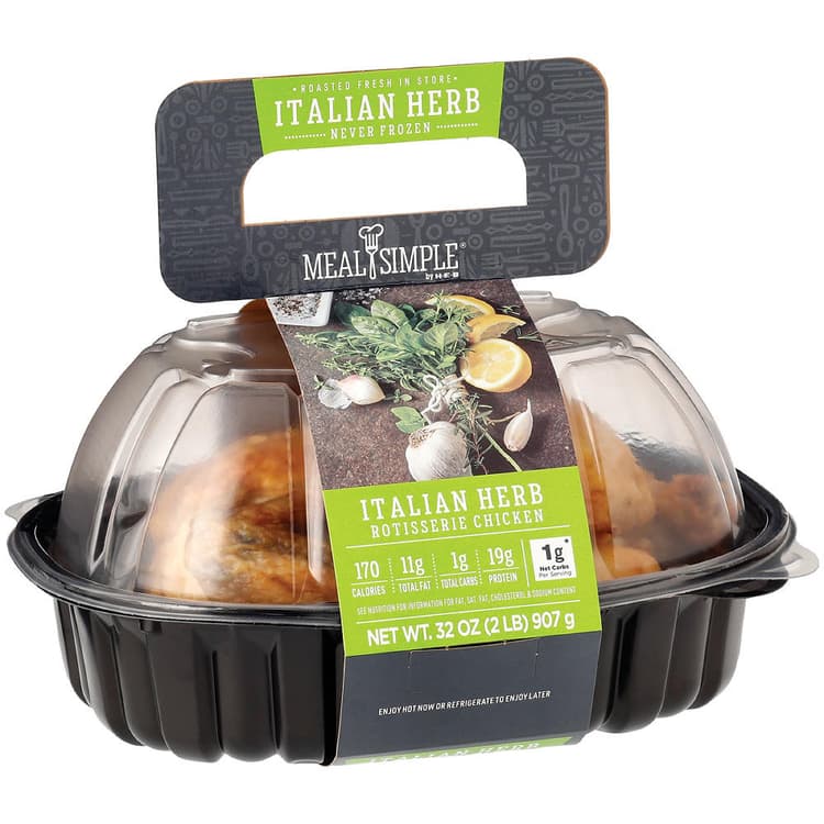 H-E-B Meal Simple Italian Herb Rotisserie Chicken