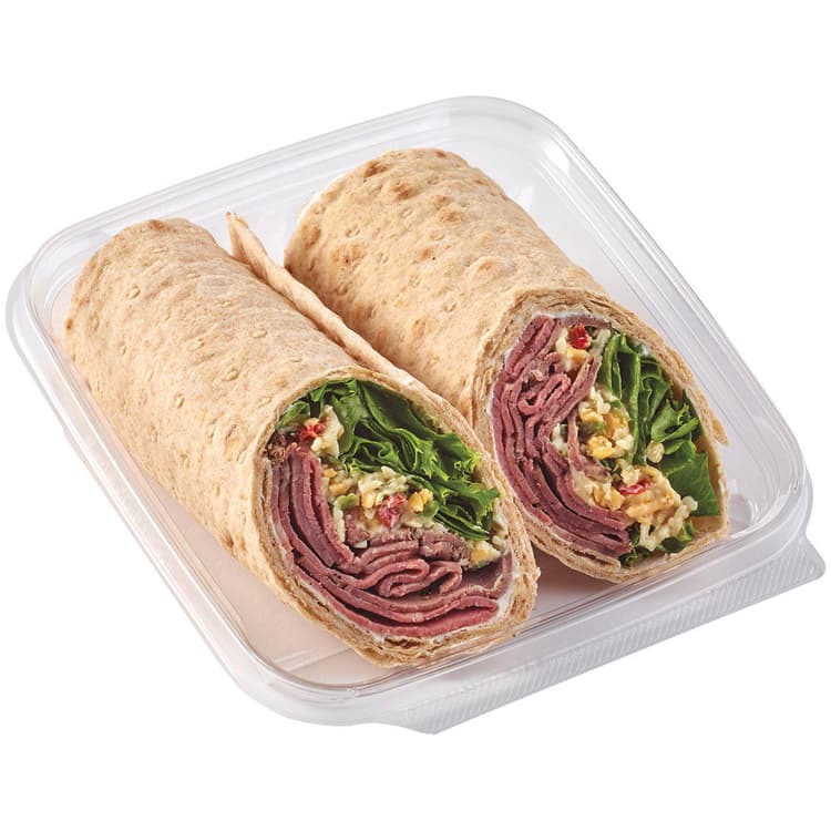 H-E-B Meal Simple Roast Beef And Jalapeno Pimento Cheese Wrap