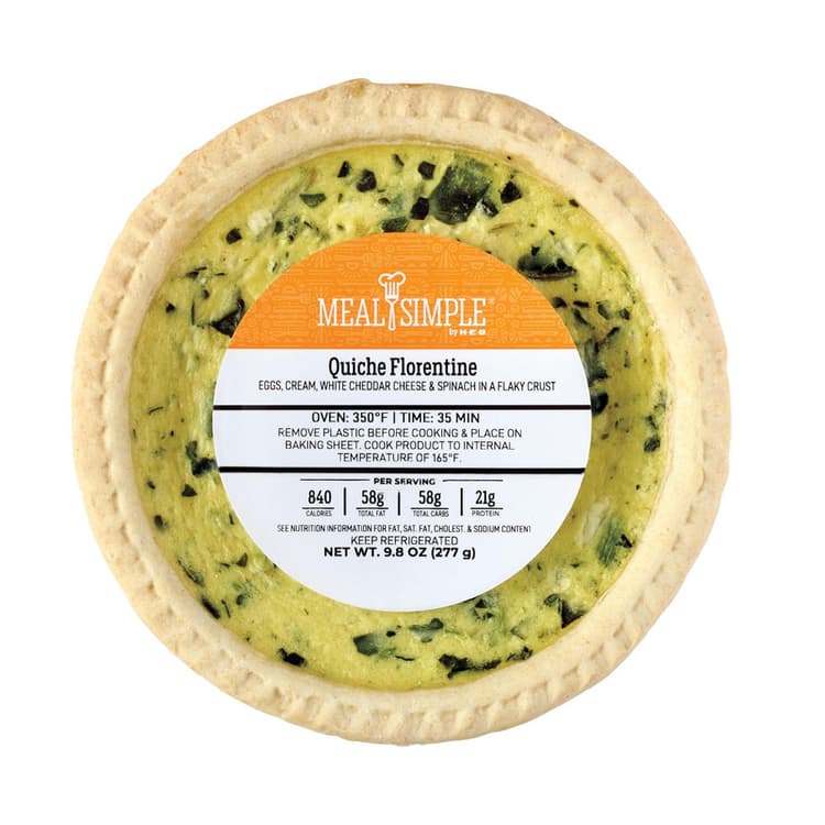 H-E-B Meal Simple Small Quiche Florentine
