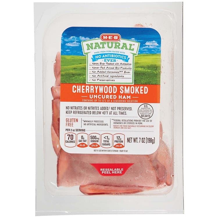 H-E-B Natural Cherrywood Smoked Ham