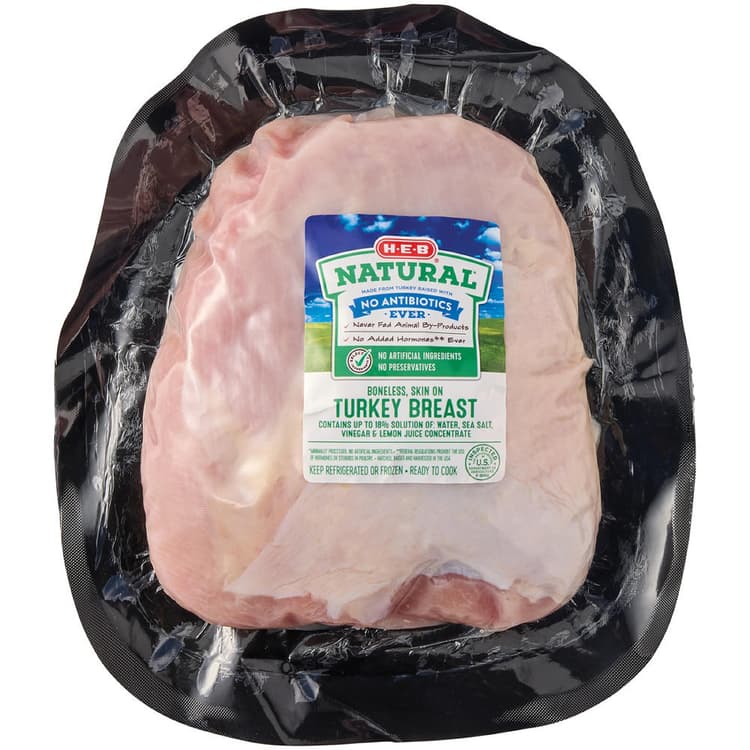 H-E-B Nautral Boneless Turkey Breast