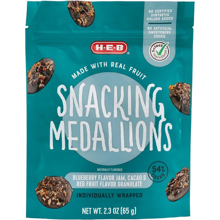 H-E-B Select Ingredients Blueberry Snacking Medallions