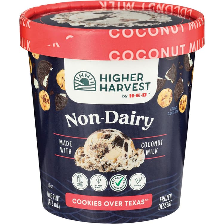 H-E-B Select Ingredients Cookies Over Texas Non-Dairy Dessert