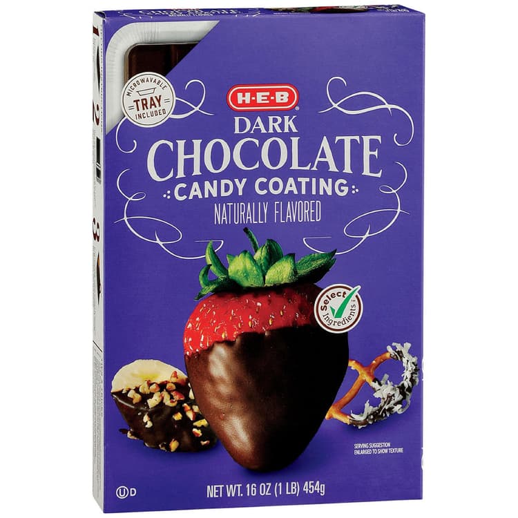 H-E-B Select Ingredients Dark Chocolate Candy Coating