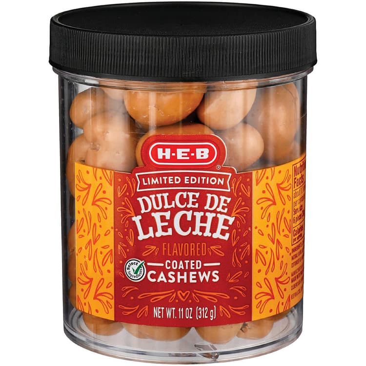H-E-B Select Ingredients Dulce De Leche Coated Cashews