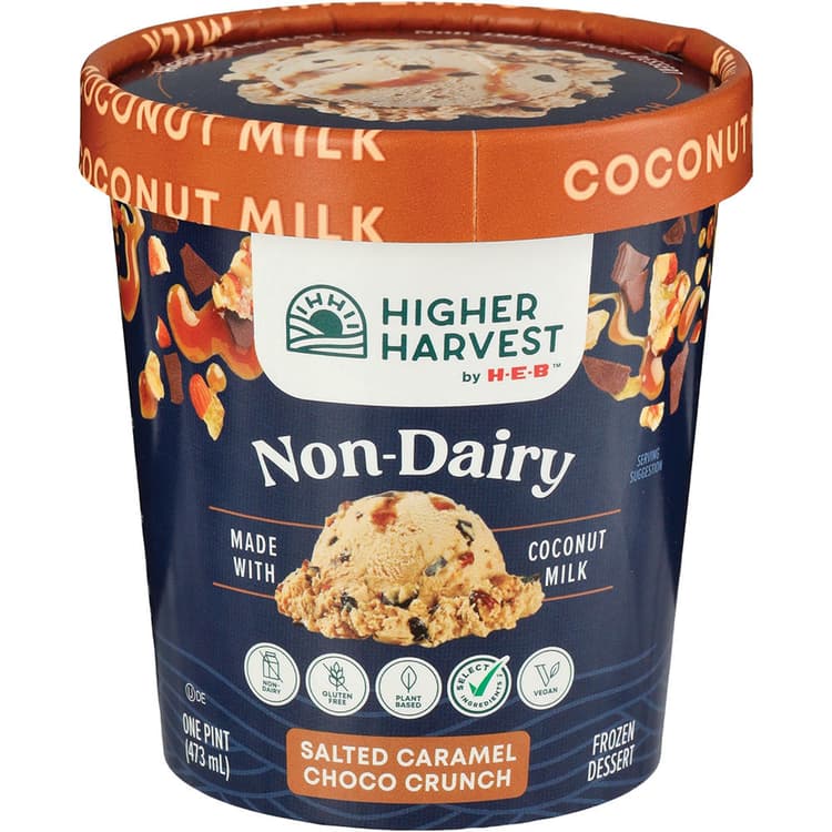 H-E-B Non-Dairy Salted Caramel Choco Crunch Dessert