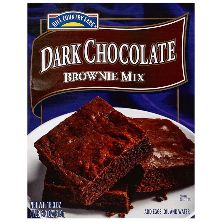 Hill Country Fare Dark Chocolate Brownie Mix
