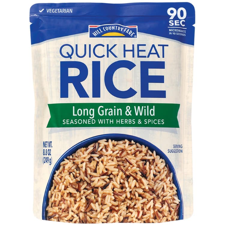 Hill Country Fare Quick Heat Long Grain & Wild Rice