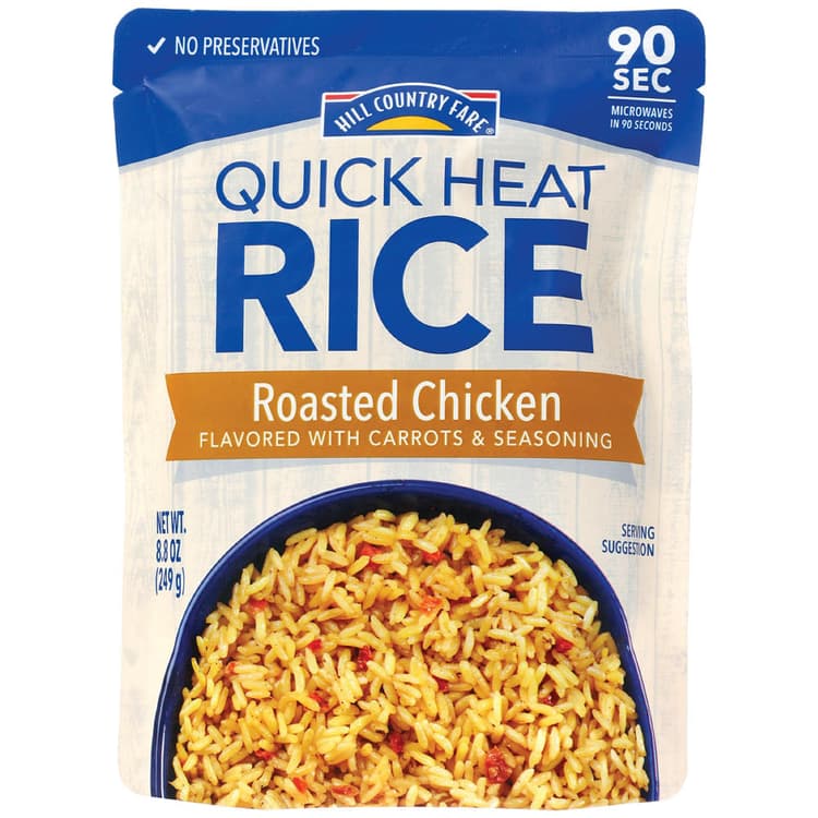 Hill Country Fare Quick Heat Roasted Chicken Rice