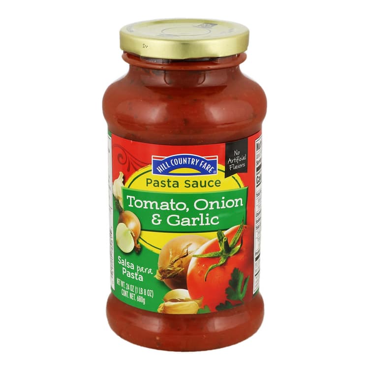 Hill Country Fare Tomato Onion & Garlic Pasta Sauce