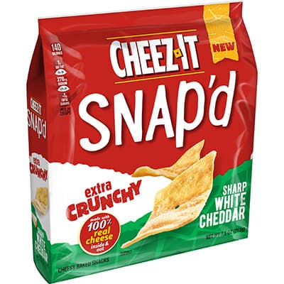 Cheez-It Snap'D Extra Crunchy Chessy Baked Snacks