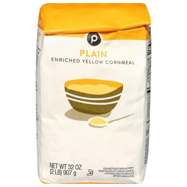 Publix Cornmeal, Yellow, Plain, Enriched