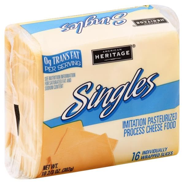 American Heritage Cheese Food, Singles