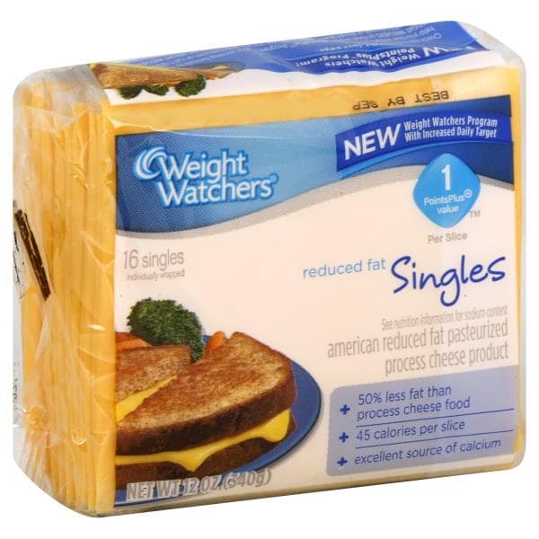Weight Watchers Cheese Product, American Singles