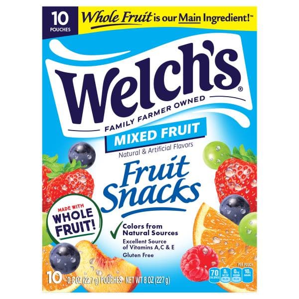 Welch'S Mixed Fruit Flavor Fruit Snacks