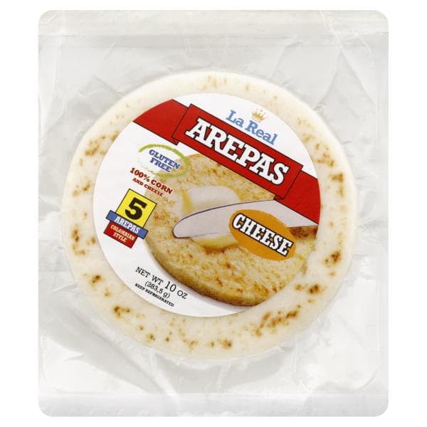 La Real Arepas, Cheese, Colombian Style, Medium