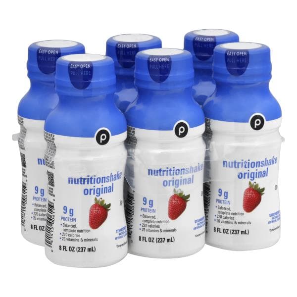 Publix Nutrition Shake, Strawberry, Original